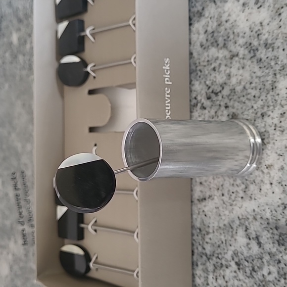 NEW - Pier 1 Appetizer "Hors d'oeuvre" Picks and Holder - Picture 5 of 13